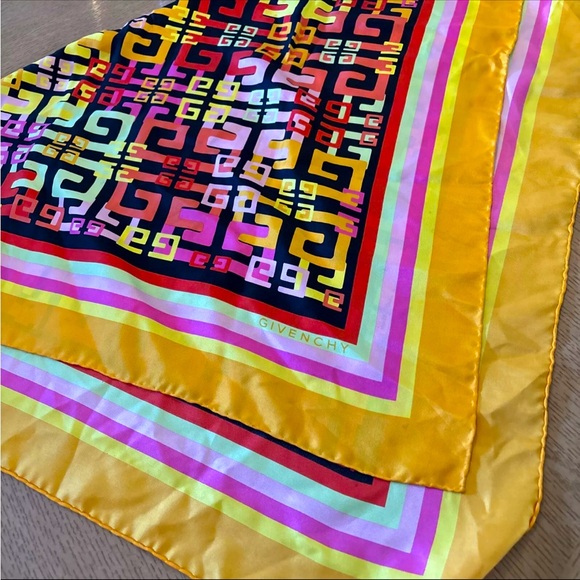 Givenchy Multicolor Geometric Scarf - Picture 6 of 6